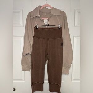 NWOT Free People Movement Nothing To It Set In Cashmere